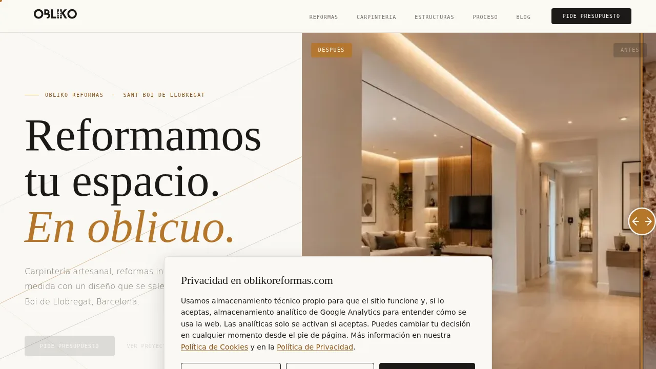 Obliko Reformas — Reformas integrales Barcelona